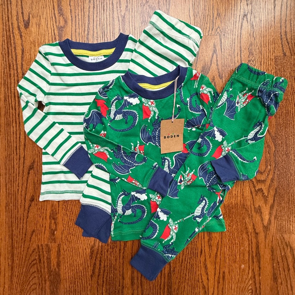 NEW Mini Boden Pajamas 2 Years | Two-Pack
